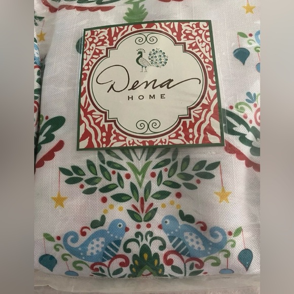 Dena Home PEPPERMINT TWIST Shower Curtain - New Open Bag 72"x72" Christmas - Picture 3 of 7